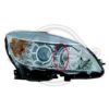 DIEDERICHS 1672082 Headlight